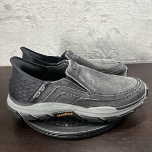 Skechers Gray Slip-On Sneakers